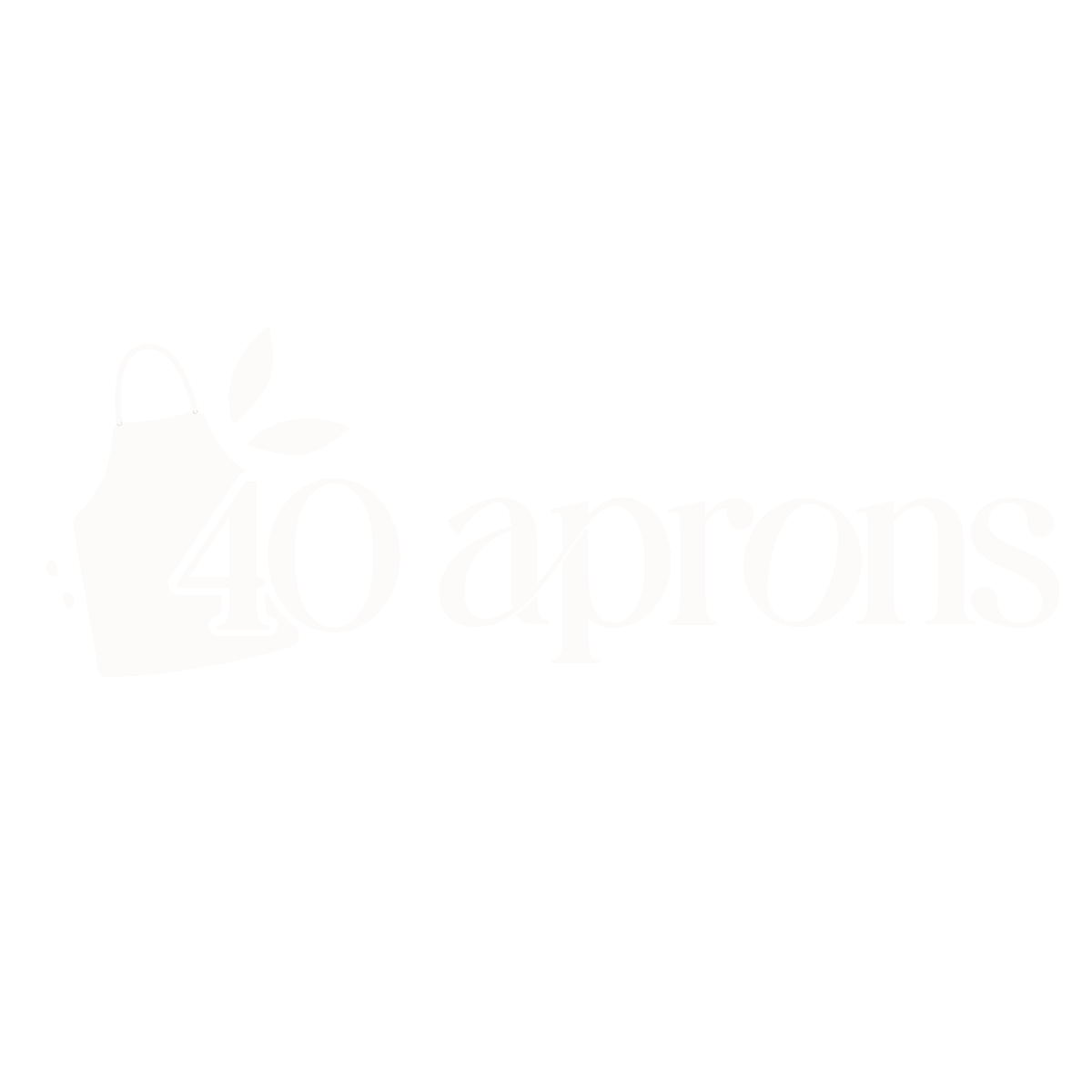 40 Aprons logo.
